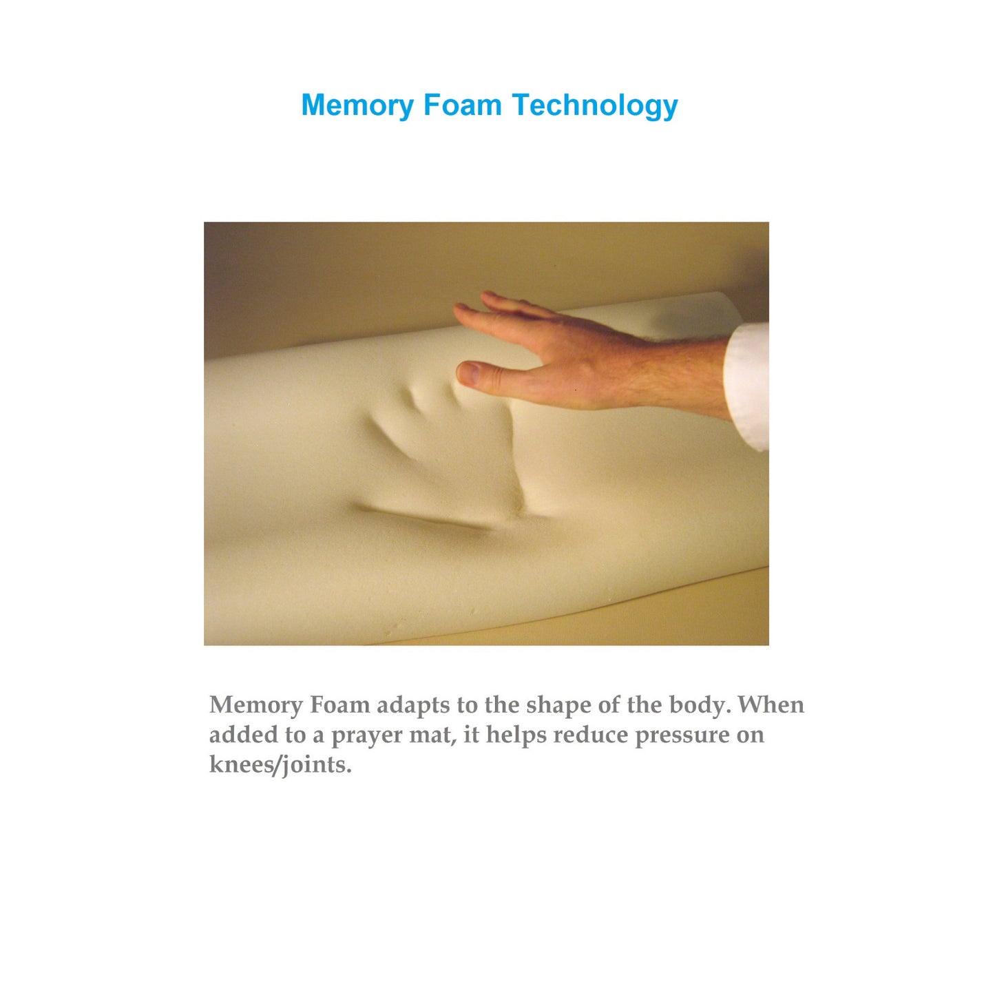 Premium Soft Foam ( Memory Foam ) Jaye Namaz - Prayer Mat - Original - Very Soft