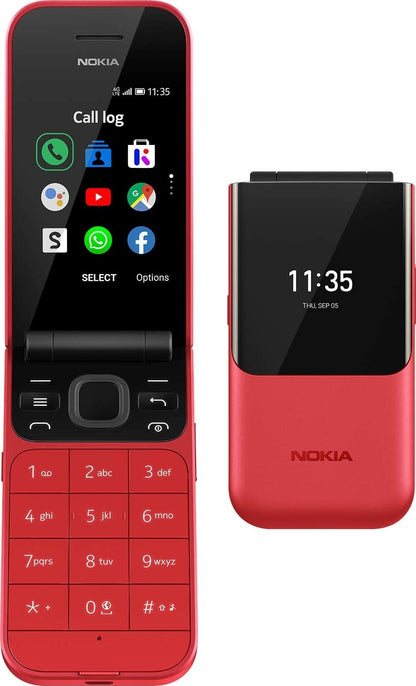 Nokia 2720 Flip Mobile Phone - PTA Approve - Dual Sim - 1 Year Warranty - New Box Pack