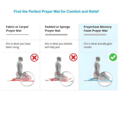 Premium Soft Foam ( Memory Foam ) Jaye Namaz - Prayer Mat - Original - Very Soft