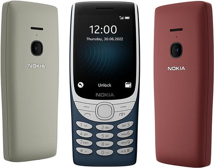 Nokia 8210 Mobile Phone - 1 Year Warranty - Dual Sim - Big Screen - Box Pack