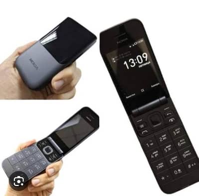 Nokia 2720 Flip Mobile Phone - PTA Approve - Dual Sim - 1 Year Warranty - New Box Pack