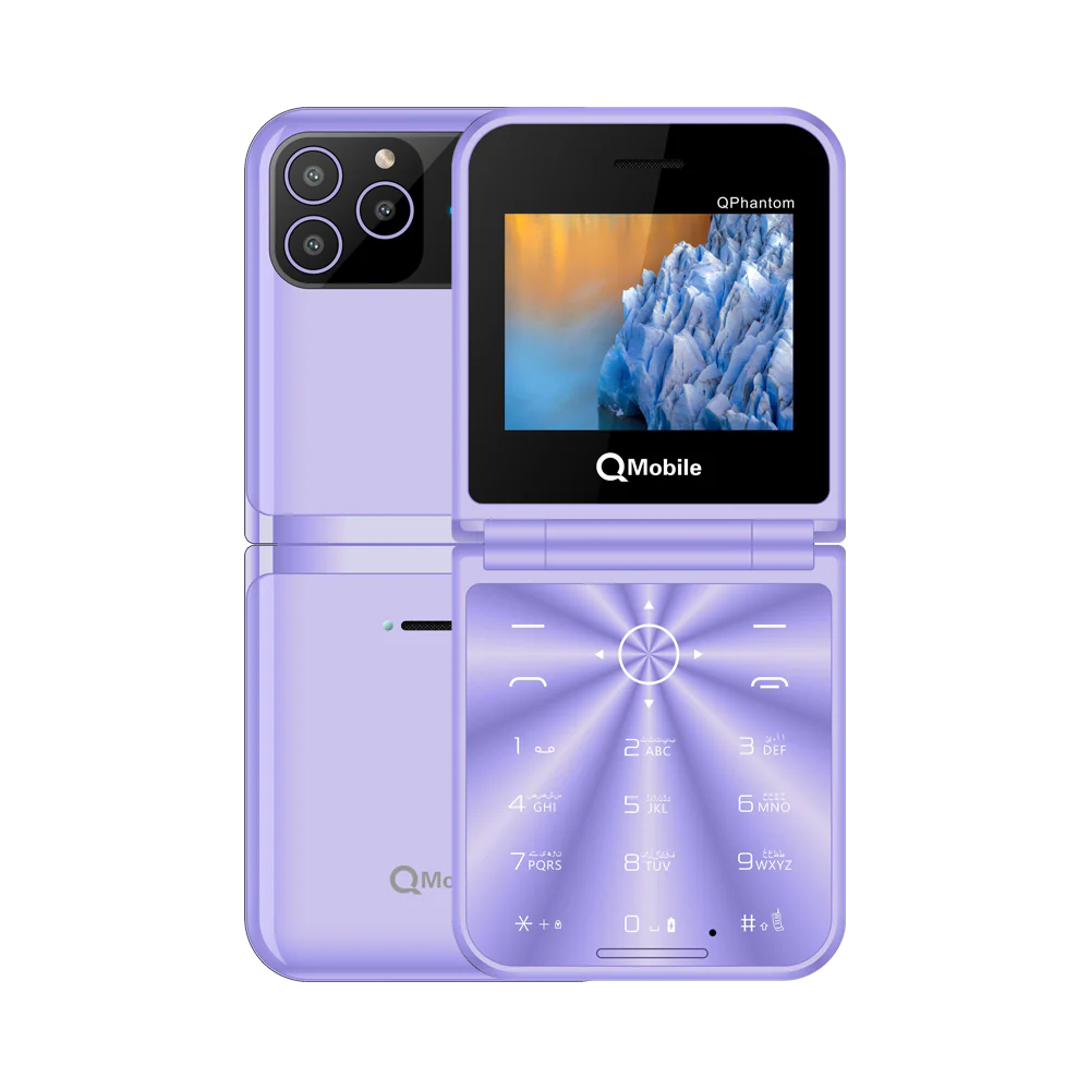 Q-MOBILE 4 SIMS FLIP LATEST 2026 OFFICIAL PTA APPROVE BOX PACK