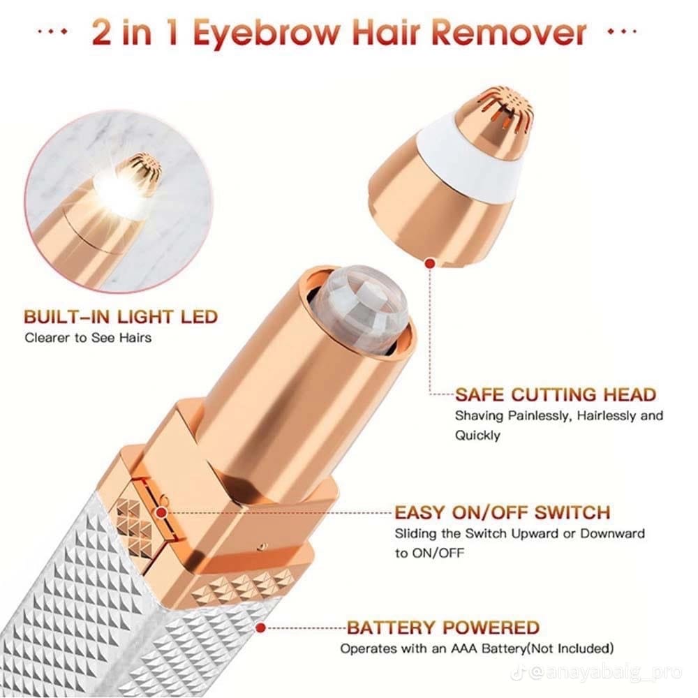 Eyebrow Trimmer 2 In 1