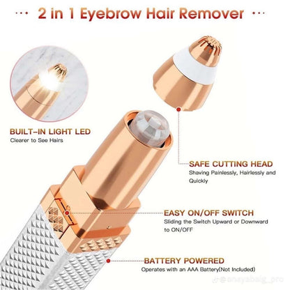 Eyebrow Trimmer 2 In 1