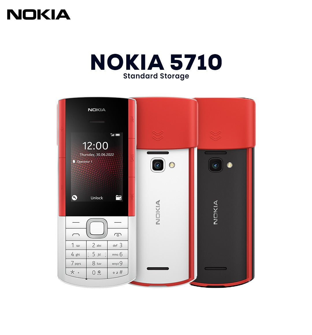 Nokia 5710 Xpress Music Mobile Phone - PTA Approve - Dual Sim - Airpods - 1 Year Warranty