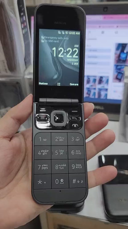 Nokia 2720 Flip Mobile Phone - PTA Approve - Dual Sim - 1 Year Warranty - New Box Pack